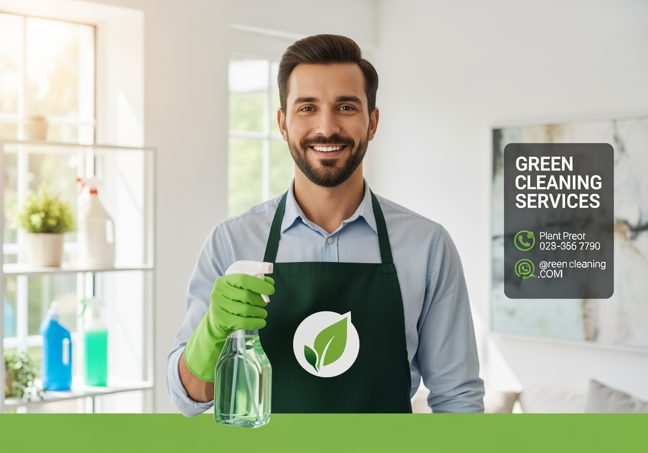 green cleaning supplies with certification logos - green cleaning services near me