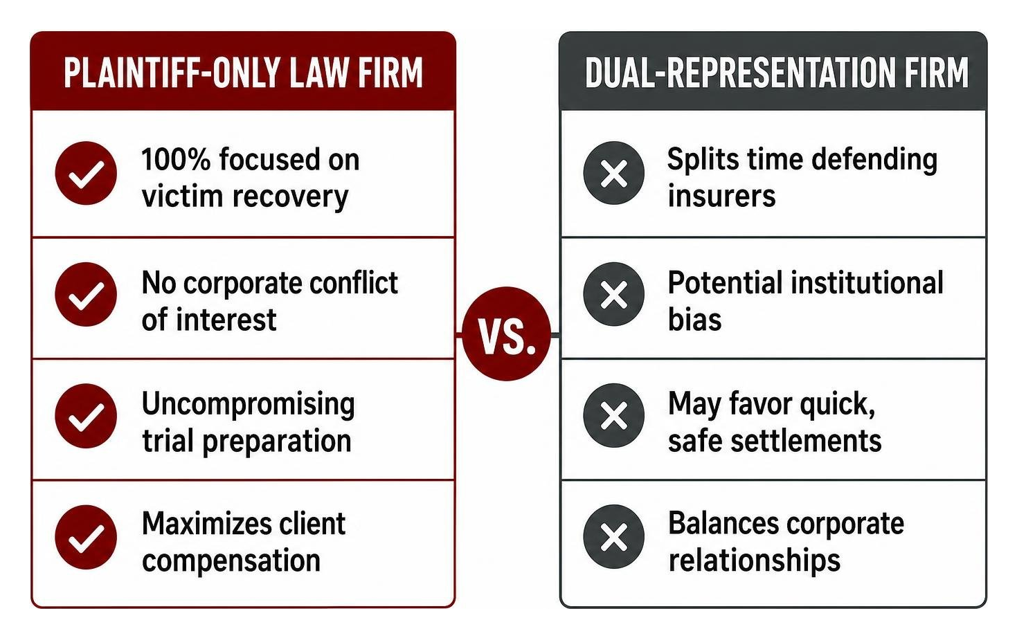 plaintiff-only versus mixed practice comparison plaintiff-only versus mixed practice comparison