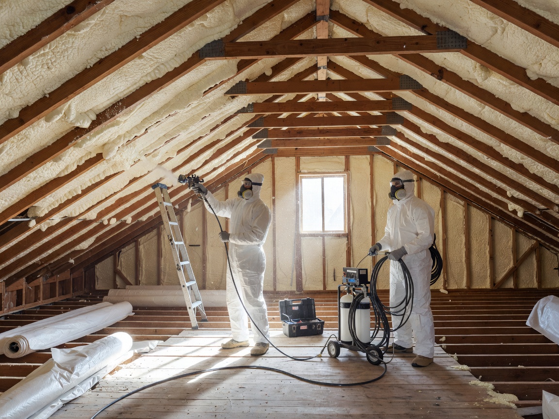 attic foam insulation near me header image