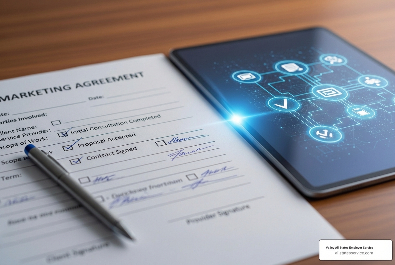 side-by-side comparison graphic of I-9 and E-Verify - i9 and everify