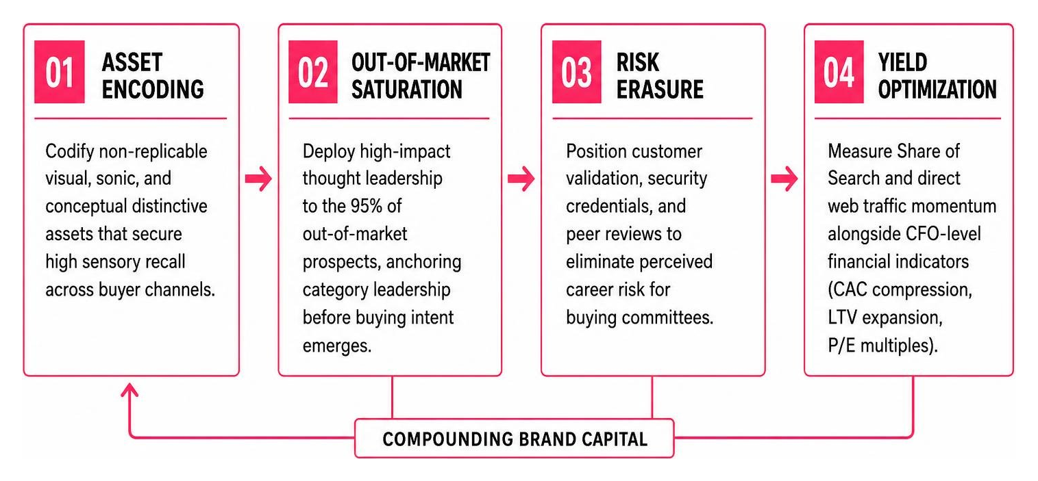 The Brand Capital Compounding Blueprint Diagram The Brand Capital Compounding Blueprint Diagram