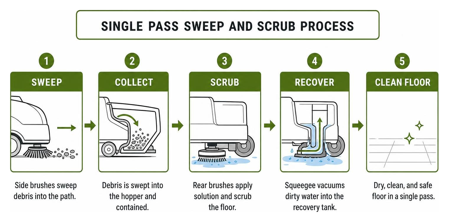 single pass sweep and scrub process flow diagram single pass sweep and scrub process flow diagram
