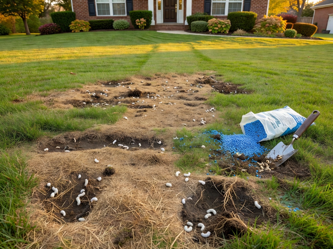 best way to get rid of grubs in lawn header image