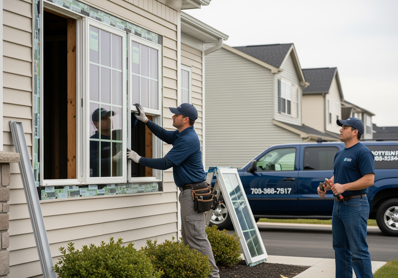energy-efficient window installation