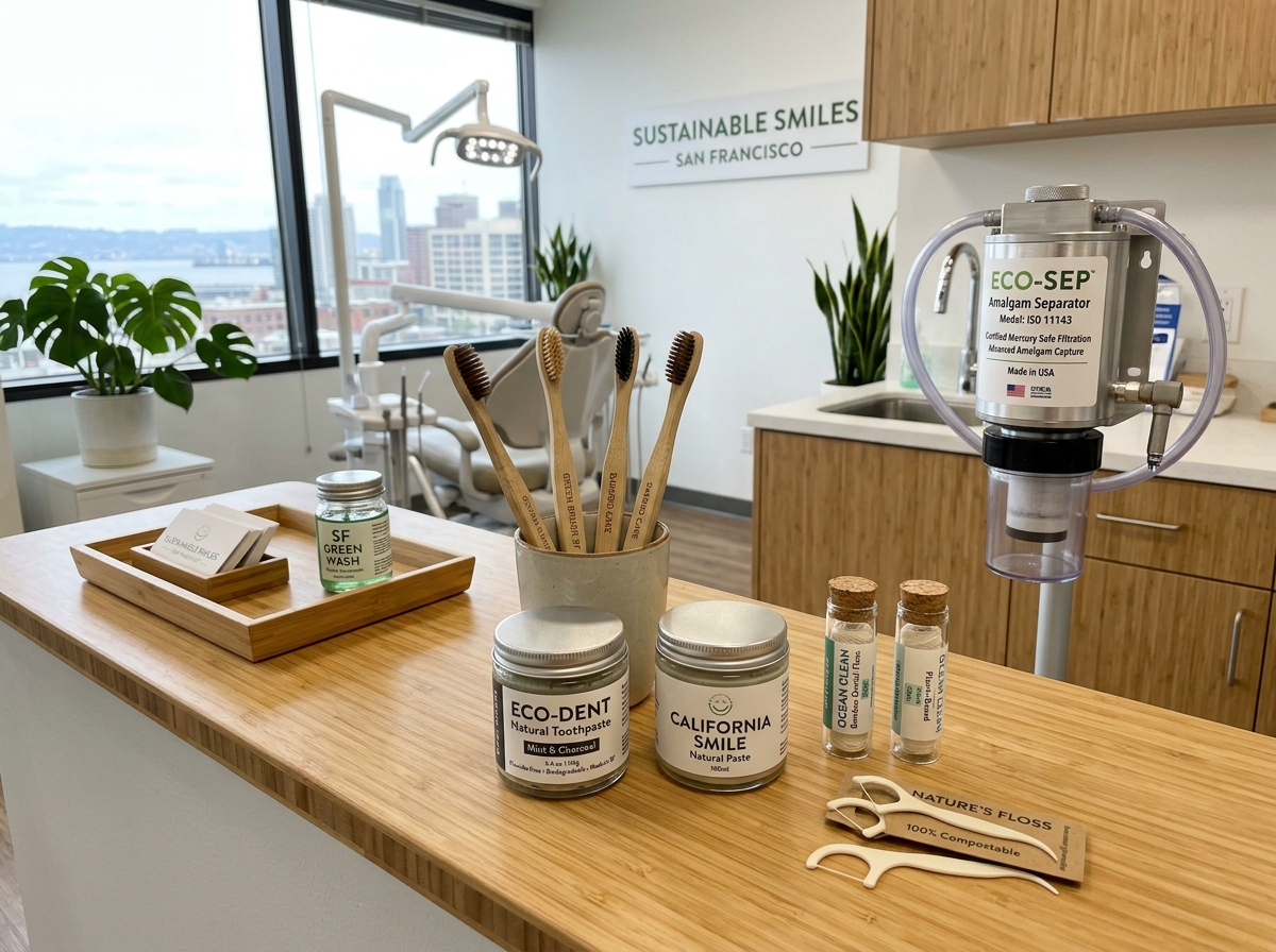 Eco-friendly dental supplies and mercury-safe filtration equipment - Holistic Dentist San Francisco Eco-friendly dental supplies and mercury-safe filtration equipment - Holistic Dentist San Francisco