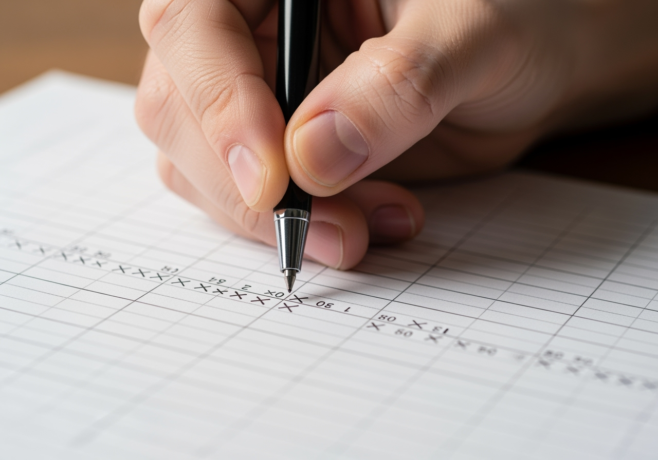data tracking sheet or graph - aba therapy for autistic kid