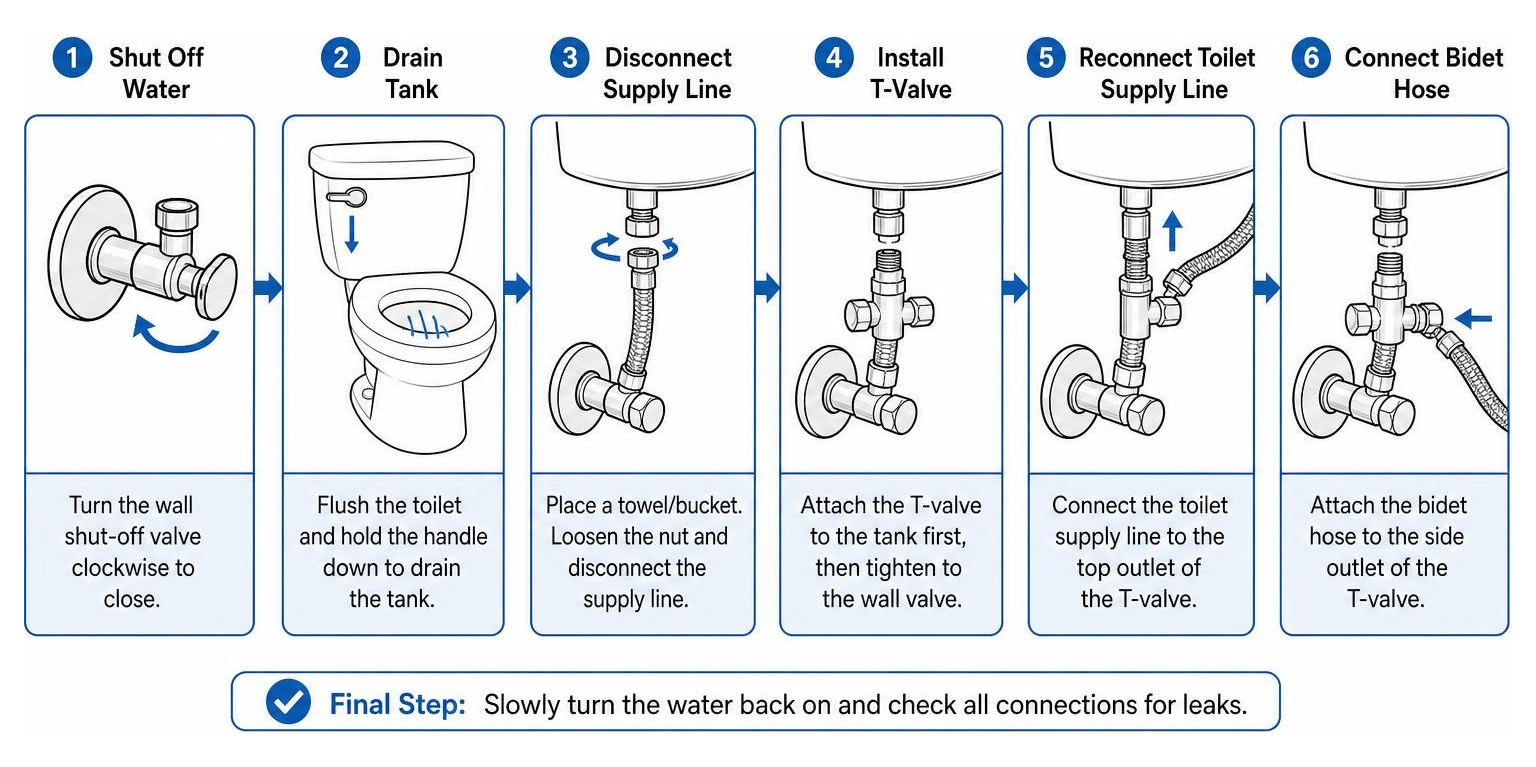 diagram of bidet water line connection sequence diagram of bidet water line connection sequence