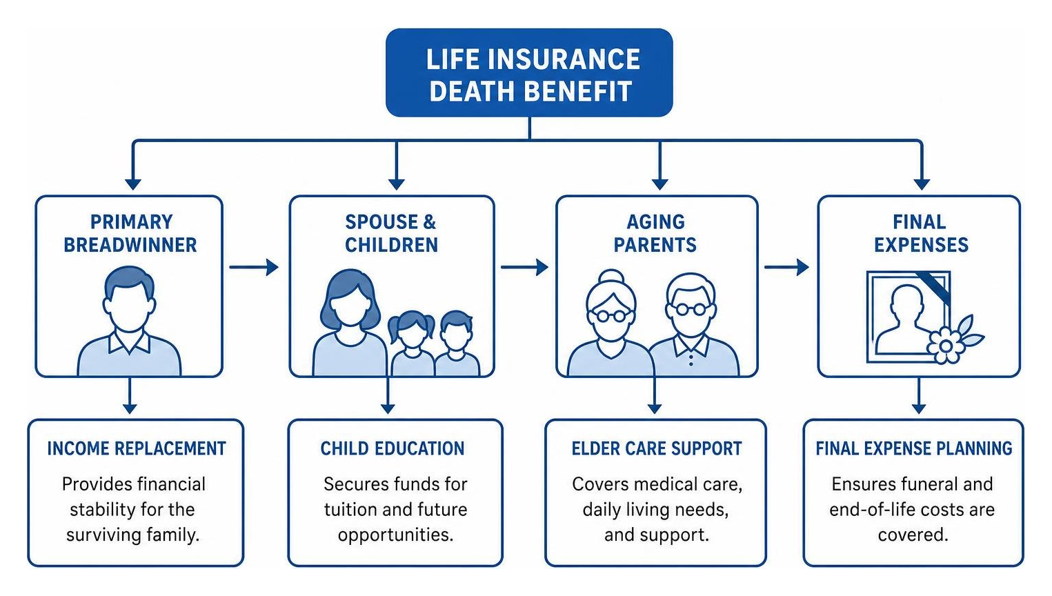 Multigenerational care structure flow Multigenerational care structure flow