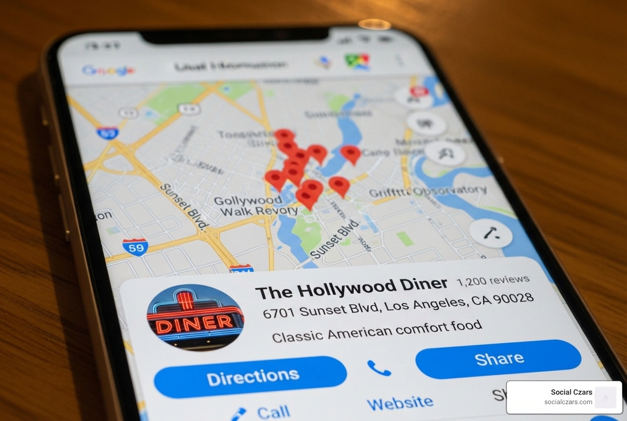 Google Maps local search result for a Los Angeles business - SEO services Los Angeles Google Maps local search result for a Los Angeles business - SEO services Los Angeles