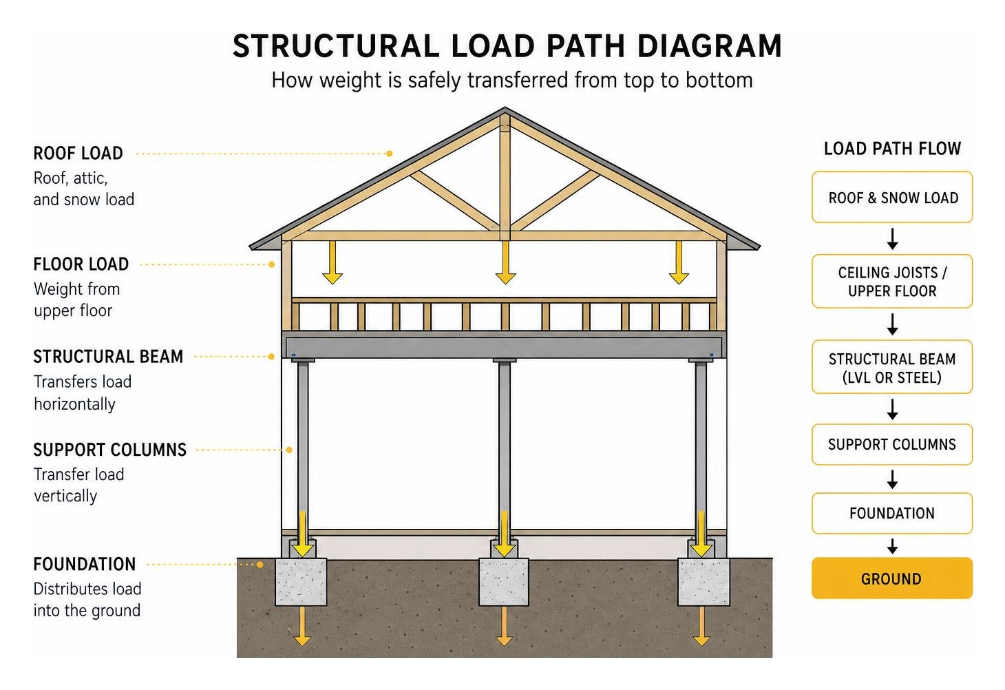 structural load path diagram