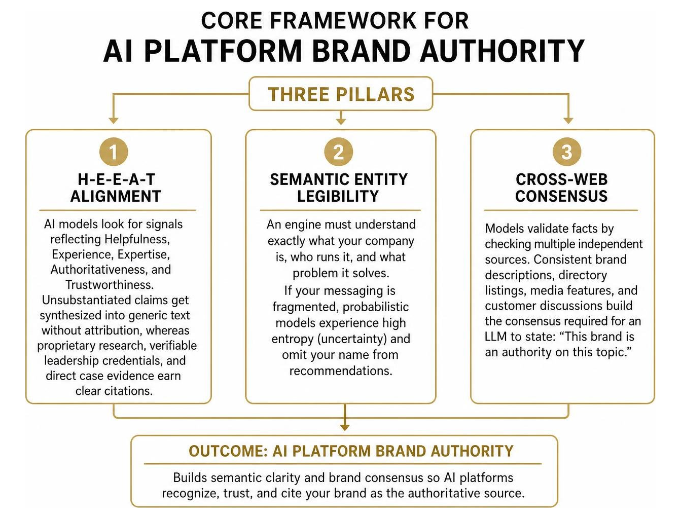 Core framework for establishing brand authority across AI discovery platforms Core framework for establishing brand authority across AI discovery platforms