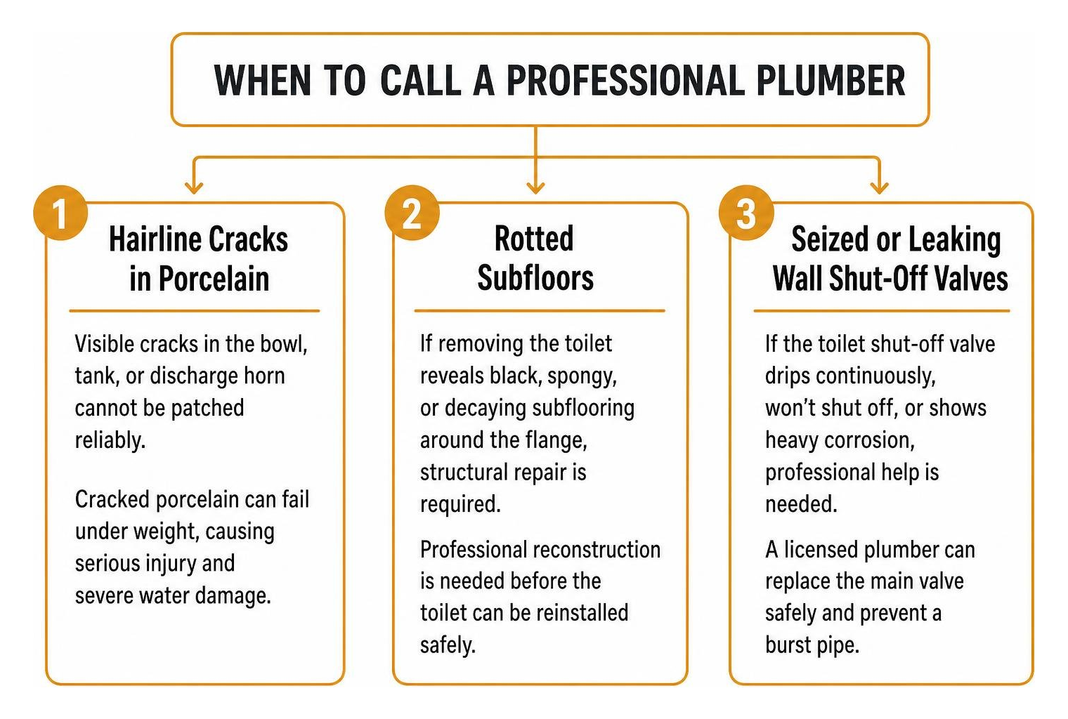 When to call a professional plumber When to call a professional plumber