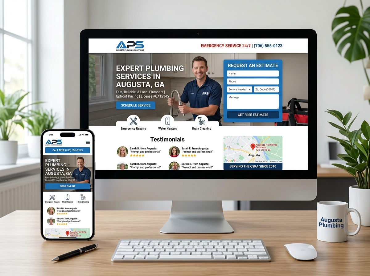 High-converting landing page layout for Augusta service businesses - Augusta GA lead generation High-converting landing page layout for Augusta service businesses - Augusta GA lead generation