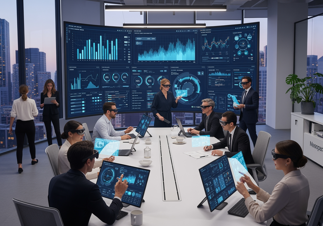 High-tech marketing command center in 2026