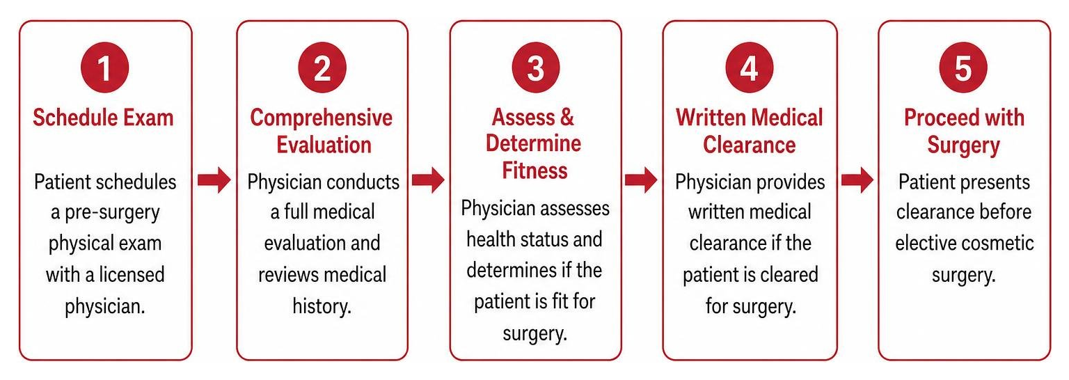 Donda West Law pre-surgery clearance process