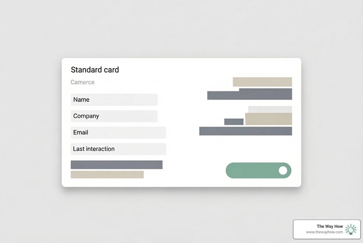 custom CRM card - HubSpot custom development