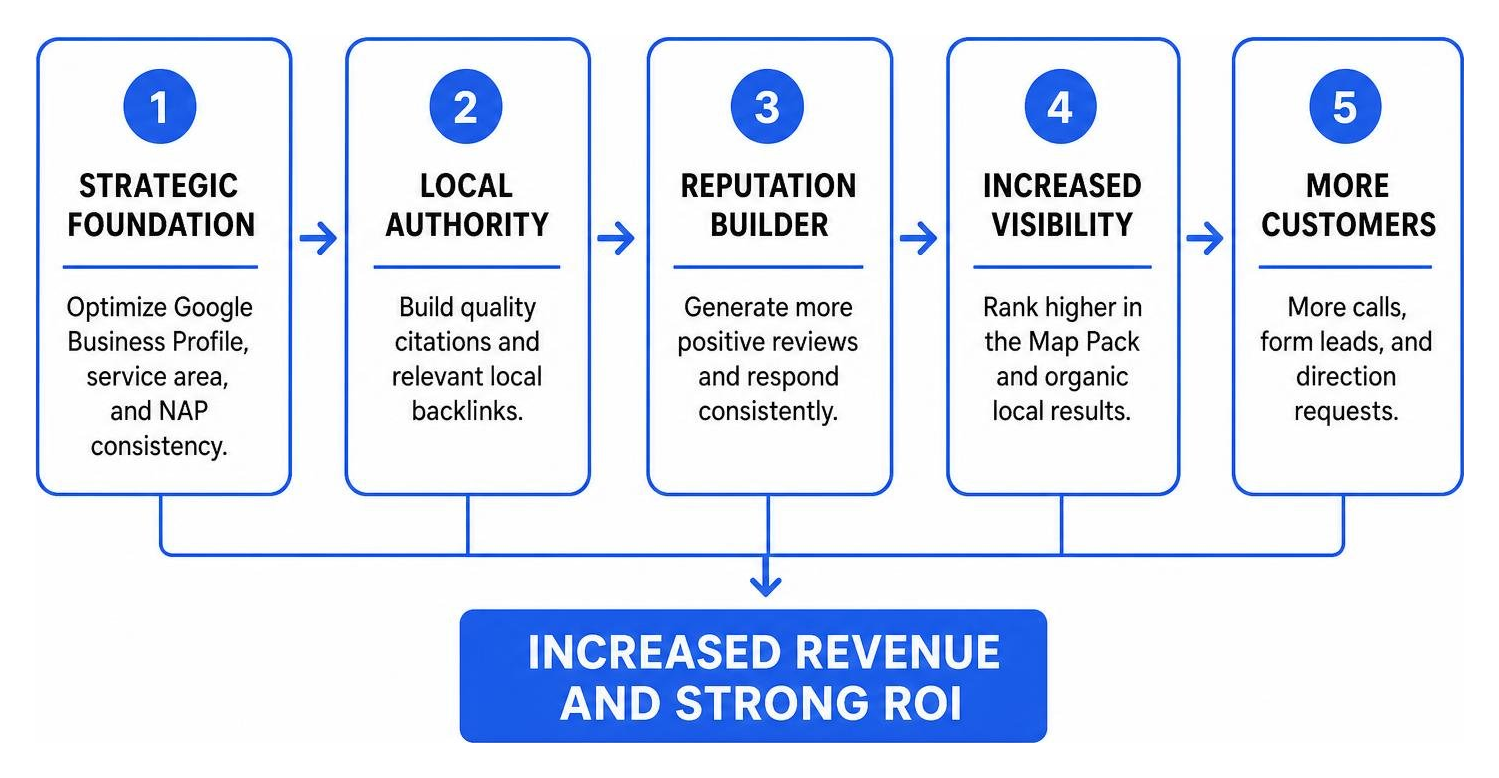 Local SEO return on investment framework Local SEO return on investment framework