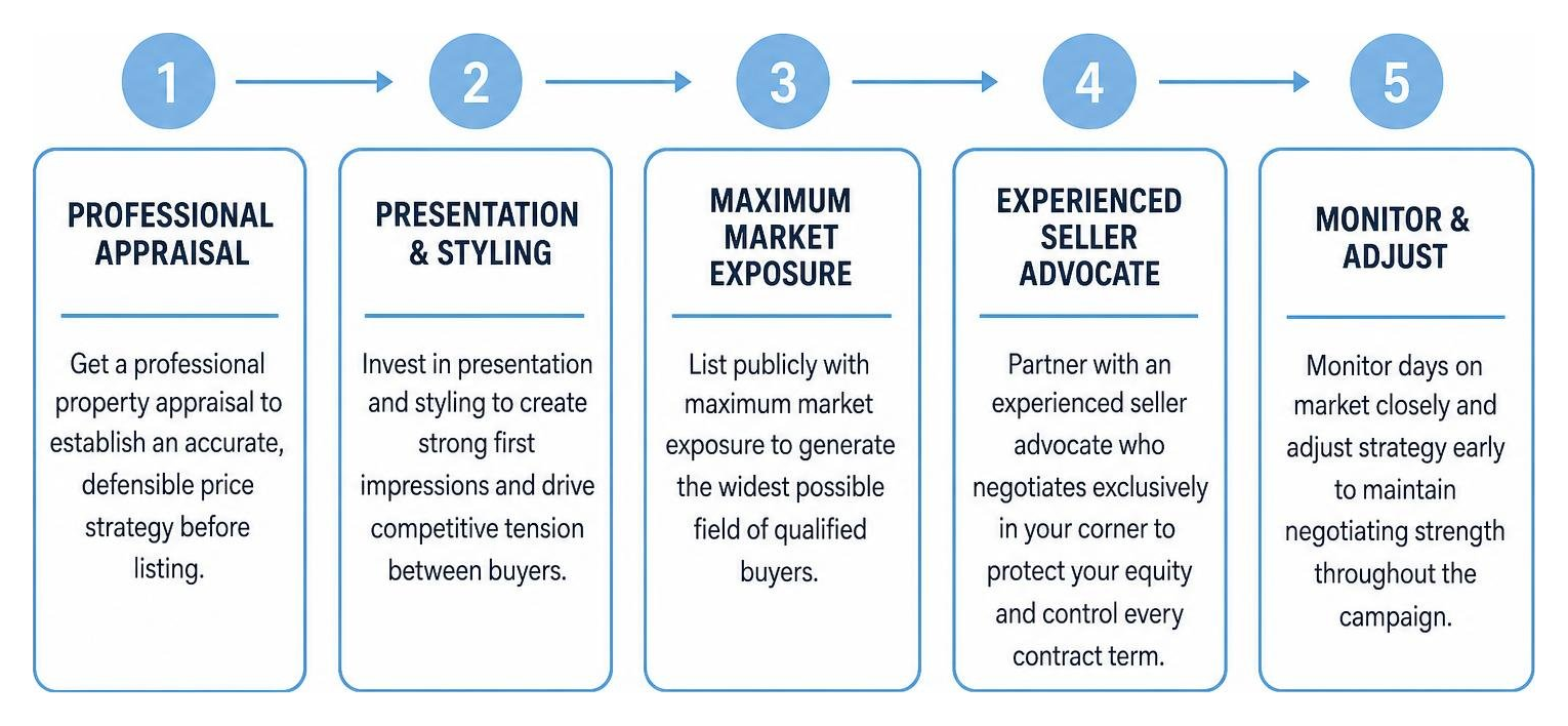 step-by-step timeline of preparing and listing a property to maximise price step-by-step timeline of preparing and listing a property to maximise price