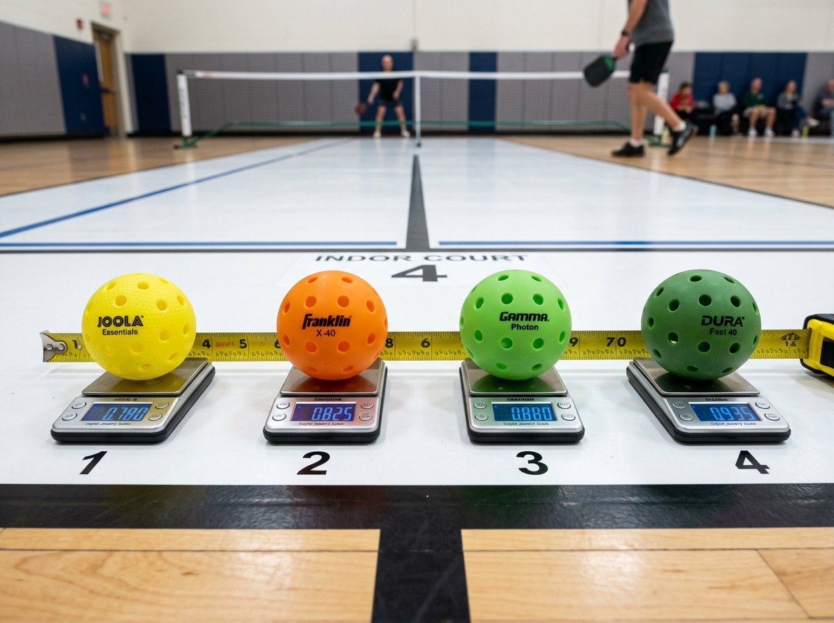 Comparison of pickleball sizes and weights for beginners - best pickleballs for beginners