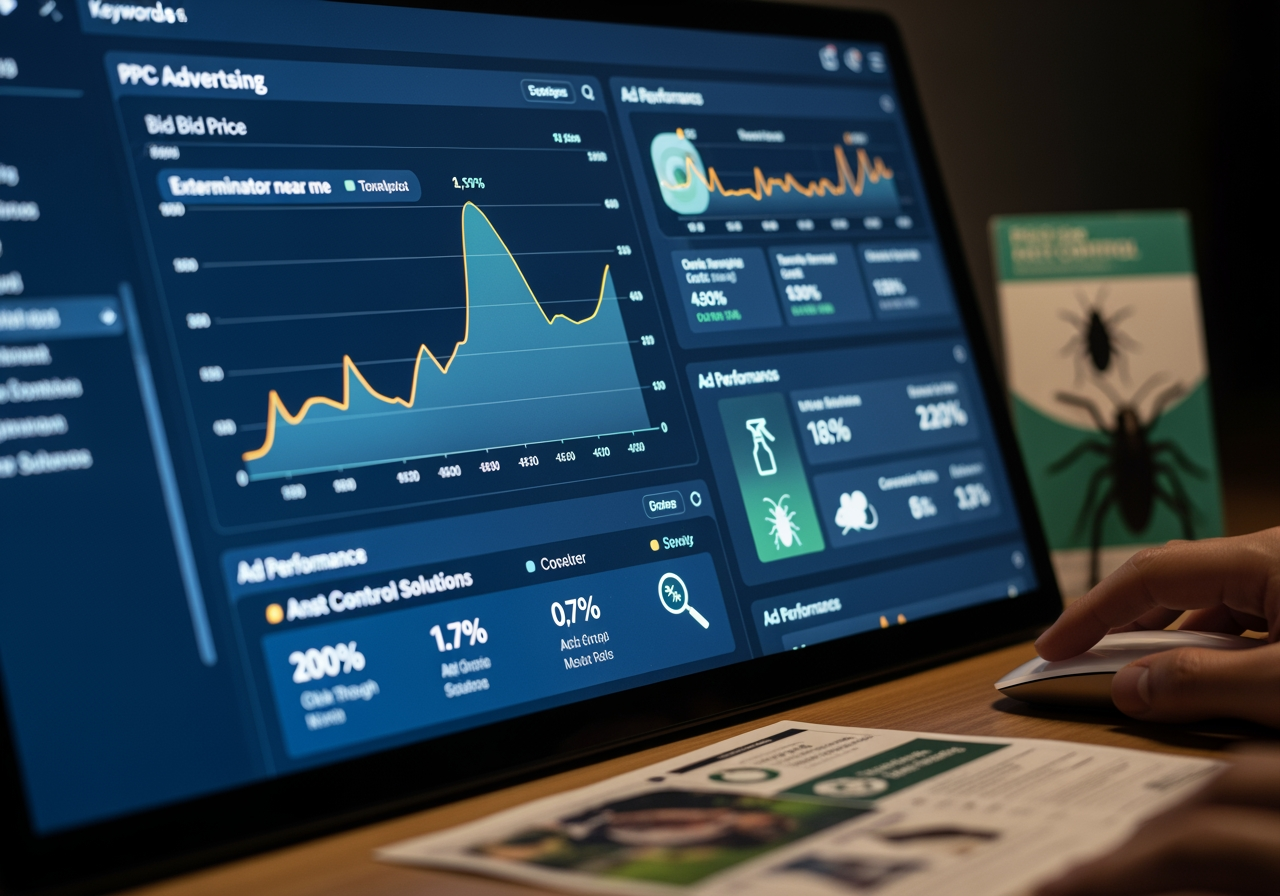 Pest control PPC ad - Pest control PPC management