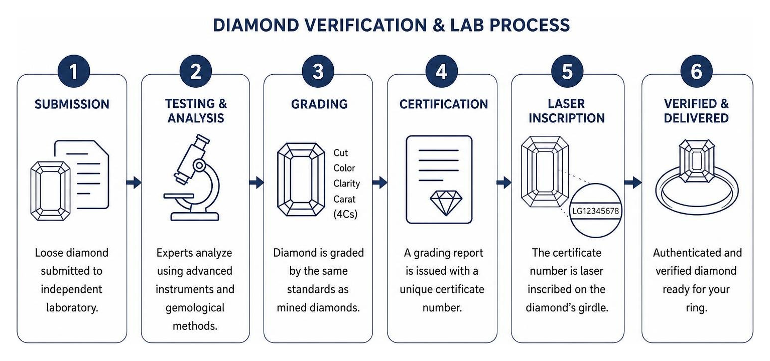 diamond verification and lab process diamond verification and lab process