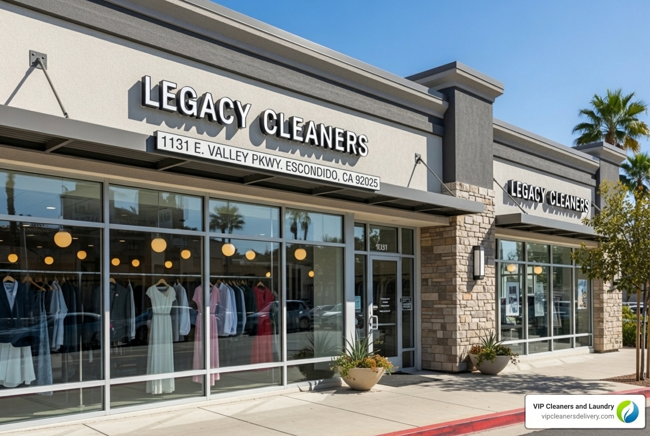 Legacy Cleaners storefront at 12461 Rancho Bernardo Rd - Dry Cleaners Rancho Bernardo