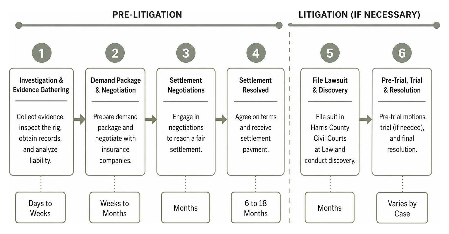 Commercial truck accident settlement and litigation timeline Commercial truck accident settlement and litigation timeline