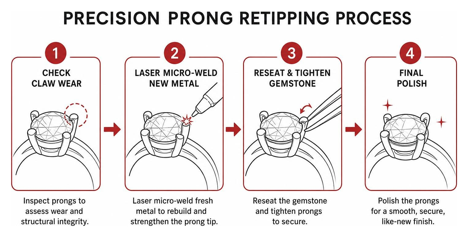 precision prong retipping process precision prong retipping process