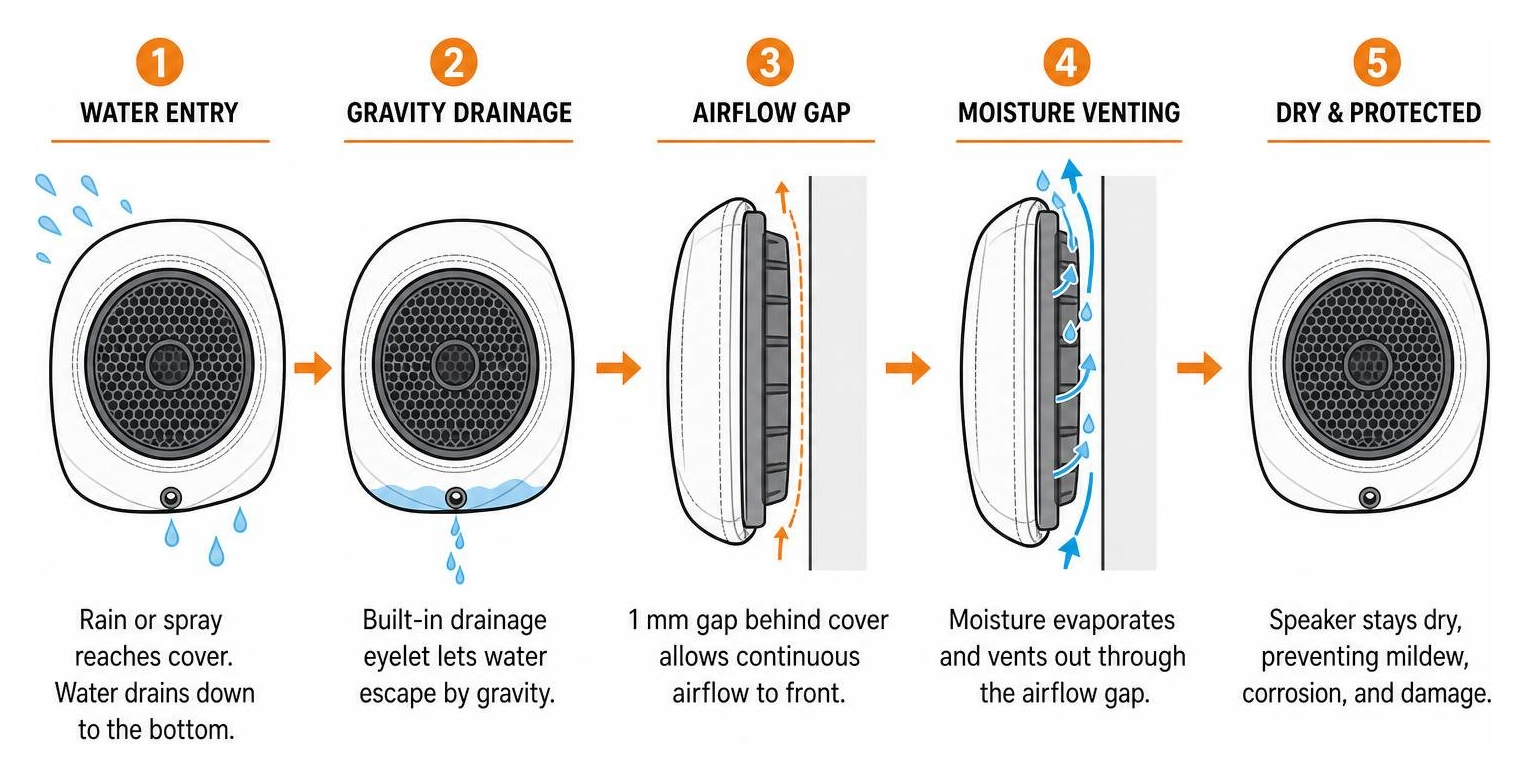 moisture ventilation process diagram