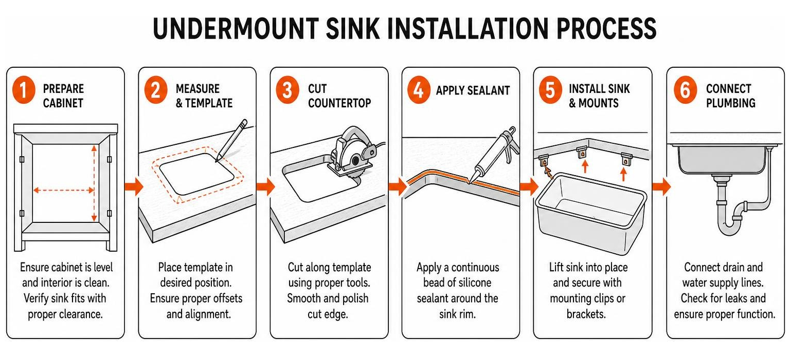 undermount sink installation process diagram undermount sink installation process diagram