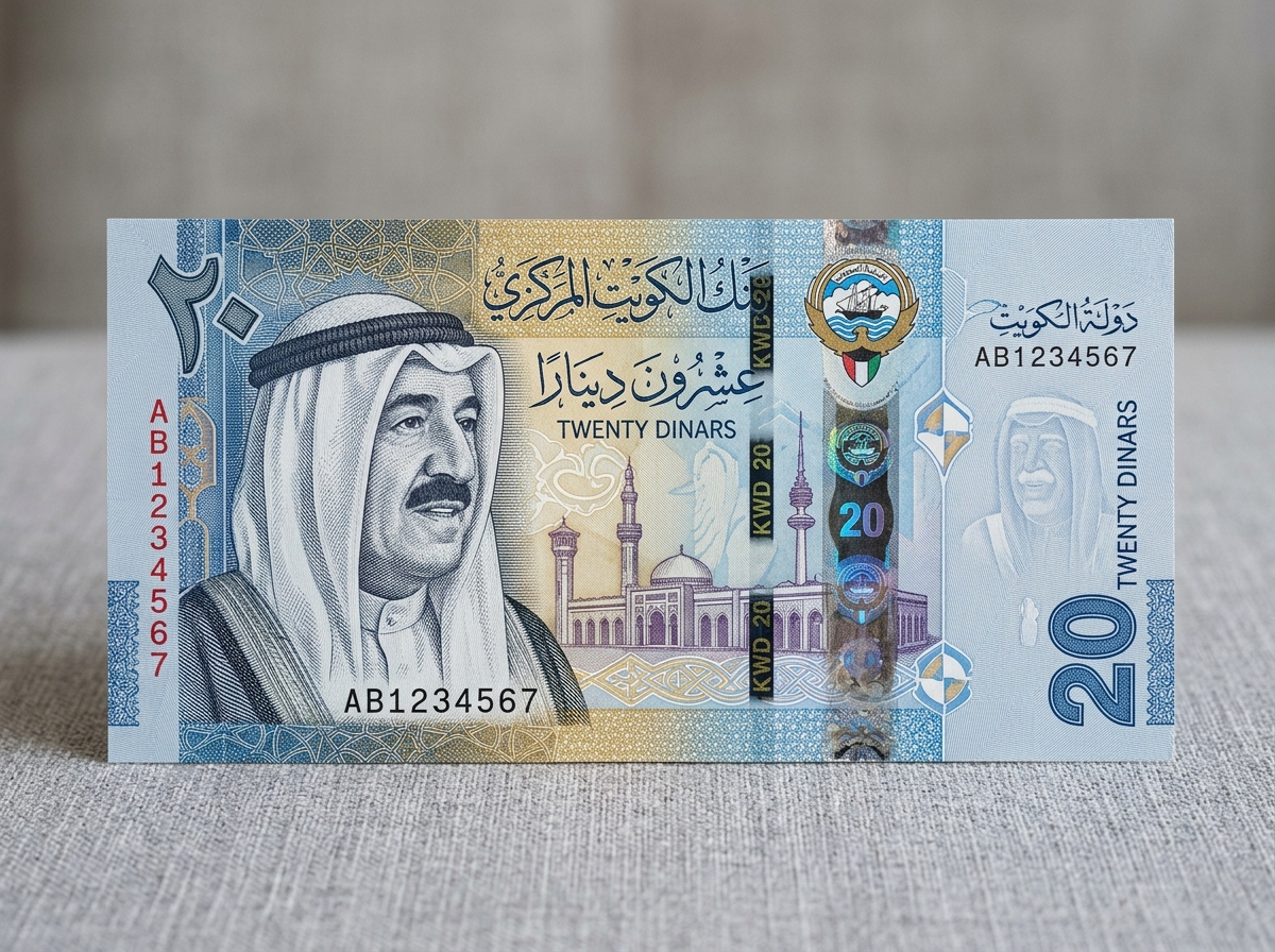 Kuwaiti Dinar banknote the world's strongest currency - Currency ranking in the world