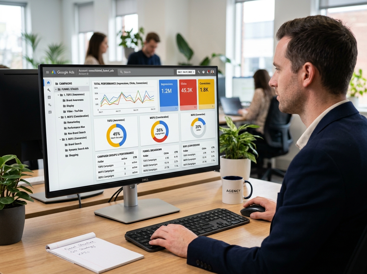 consolidated google ads account structure - google ads sales funnel optimization strategies consolidated google ads account structure - google ads sales funnel optimization strategies