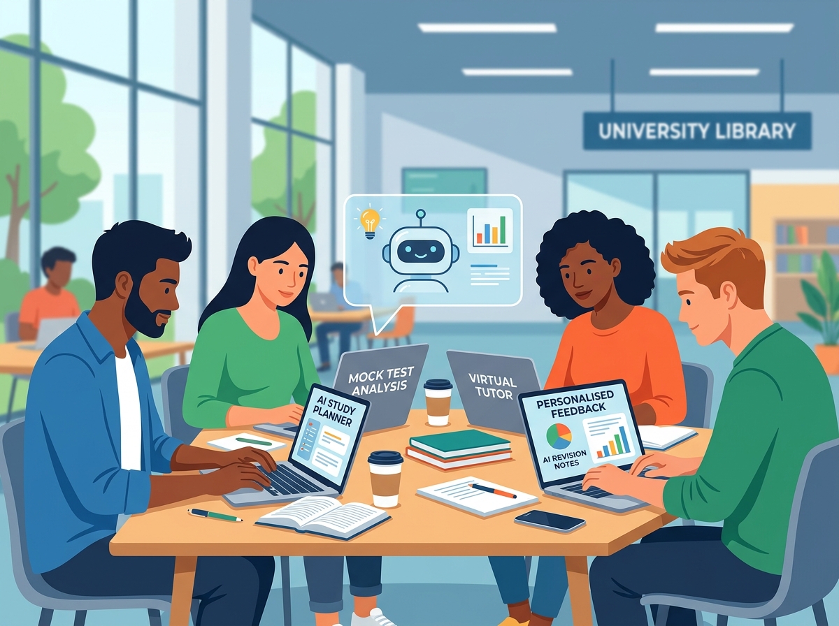 laptop screen converting a PDF into flashcards and summaries - ai tools for exams
