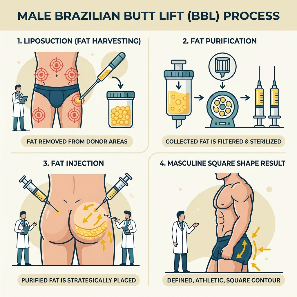 Brazilian Butt Lift Male: Top 2026 Guide