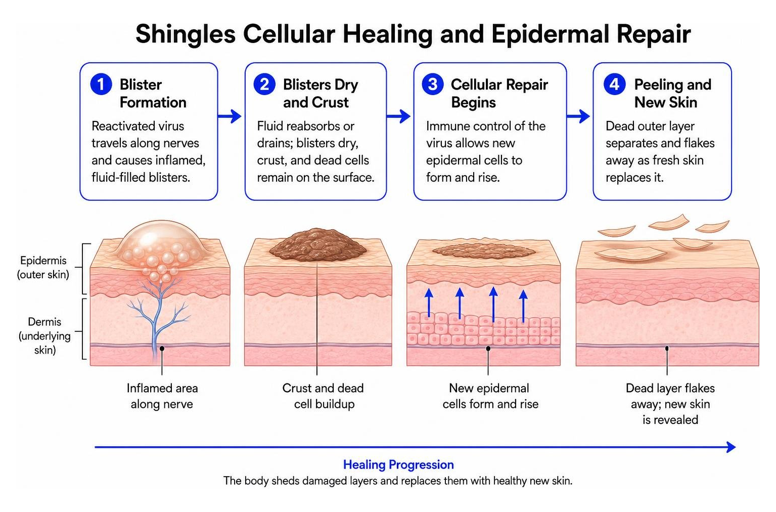 shingles cellular healing and epidermal repair shingles cellular healing and epidermal repair