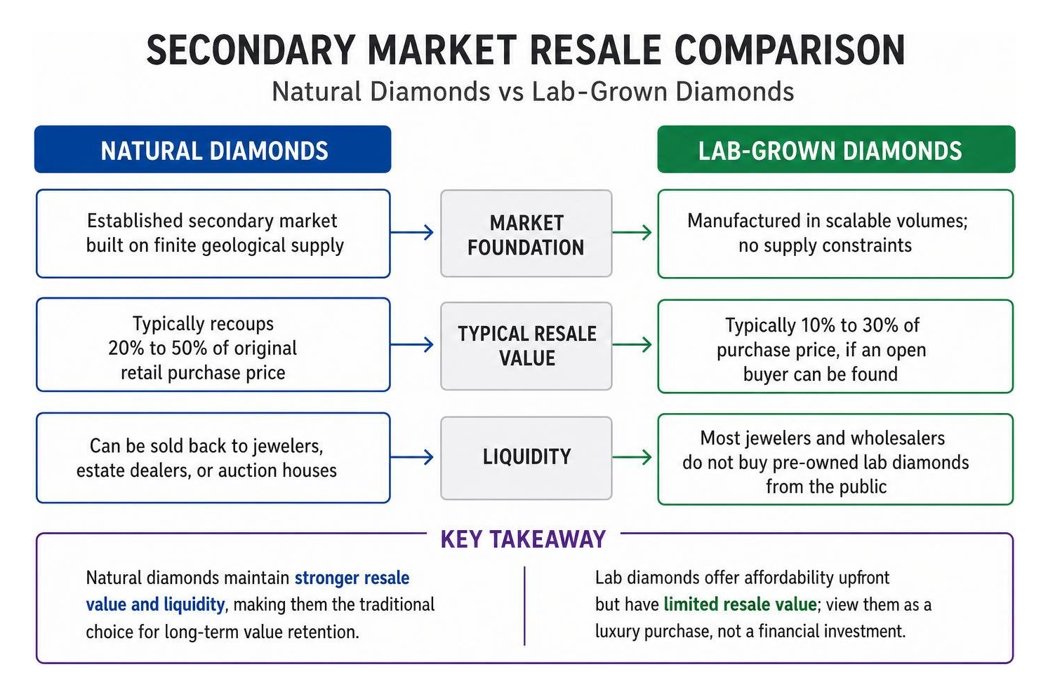 Secondary market resale comparison