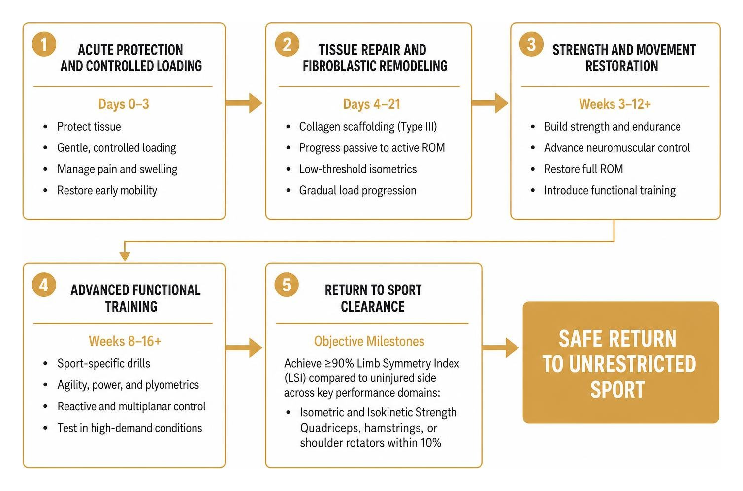 objective progression flowchart for return to play objective progression flowchart for return to play