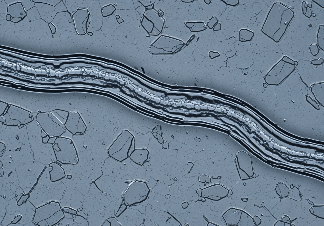 microscopic view showing stabilized grain boundaries in welded 347 steel - 347 stainless round bar