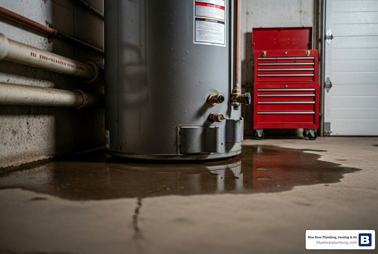 Infographic showing emergency water heater repair steps: 1. Shut off water supply at inlet valve, 2. Turn off power source (electric breaker or gas valve), 3. Drain tank using drain valve and hose, 4. Clear area of valuables, 5. Call 24-hour emergency plumber, 6. Document damage for insurance. Include warning signs: no hot water, leaking tank, strange noises, rusty water, low pressure. - water heater repair 24 hour in quincy, ma Infographic showing emergency water heater repair steps: 1. Shut off water supply at inlet valve, 2. Turn off power source (electric breaker or gas valve), 3. Drain tank using drain valve and hose, 4. Clear area of valuables, 5. Call 24-hour emergency plumber, 6. Document damage for insurance. Include warning signs: no hot water, leaking tank, strange noises, rusty water, low pressure. - water heater repair 24 hour in quincy, ma