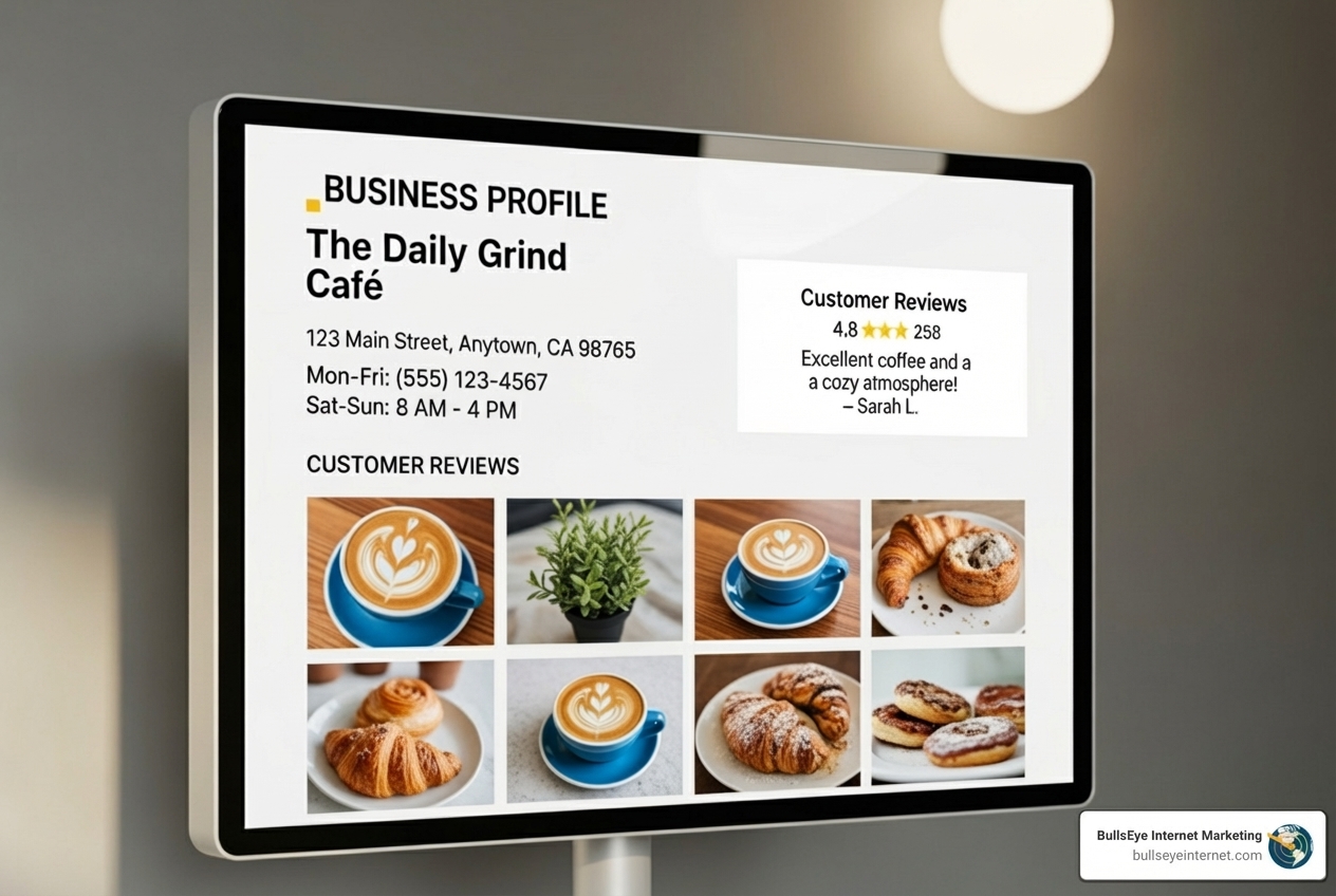 fully optimized Google Business Profile listing - search engine optimization service near me