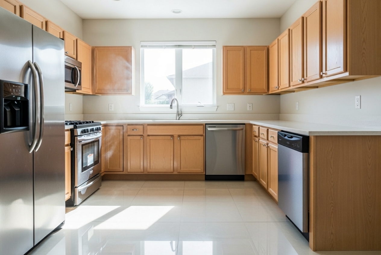 infographic comparing standard house cleaning versus move-out deep cleaning, showing standard cleaning covers surface dusting and vacuuming while move-out cleaning includes inside appliances, cabinets, baseboards, windowsills, grout, and all fixtures for complete restoration to move-in condition - move out cleaning services in spokane valley, wa infographic comparing standard house cleaning versus move-out deep cleaning, showing standard cleaning covers surface dusting and vacuuming while move-out cleaning includes inside appliances, cabinets, baseboards, windowsills, grout, and all fixtures for complete restoration to move-in condition - move out cleaning services in spokane valley, wa