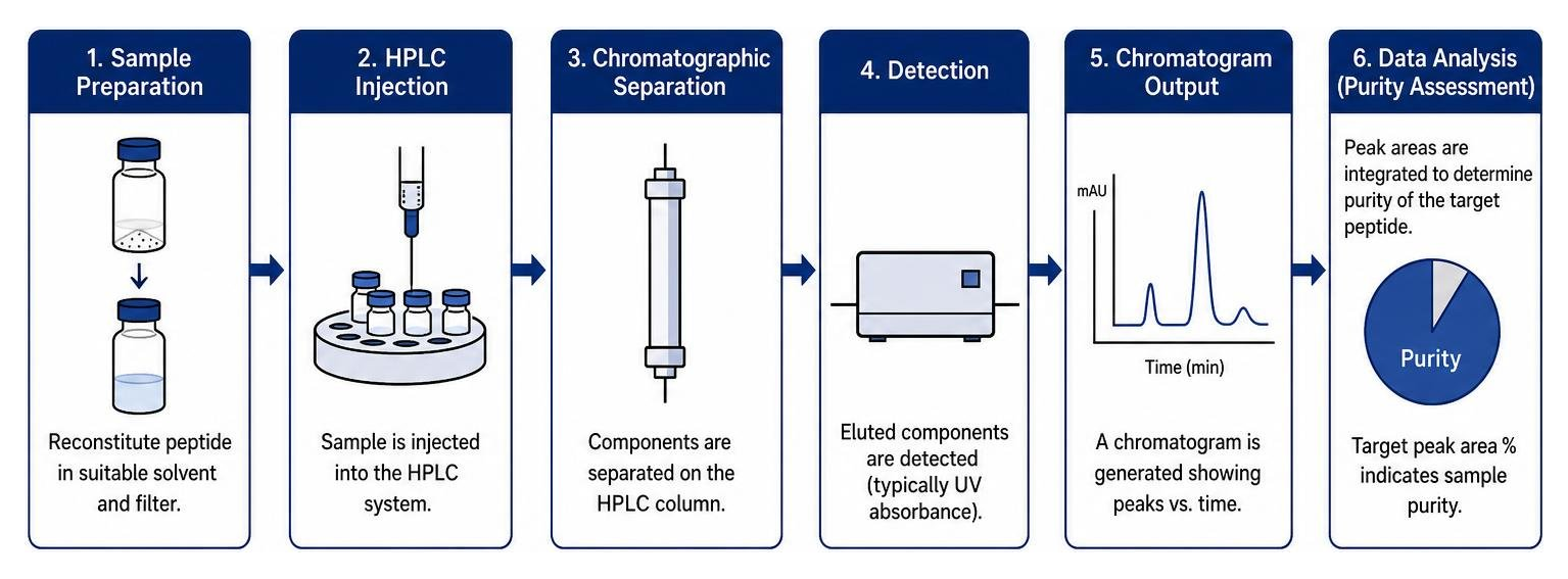 HPLC analysis flow HPLC analysis flow