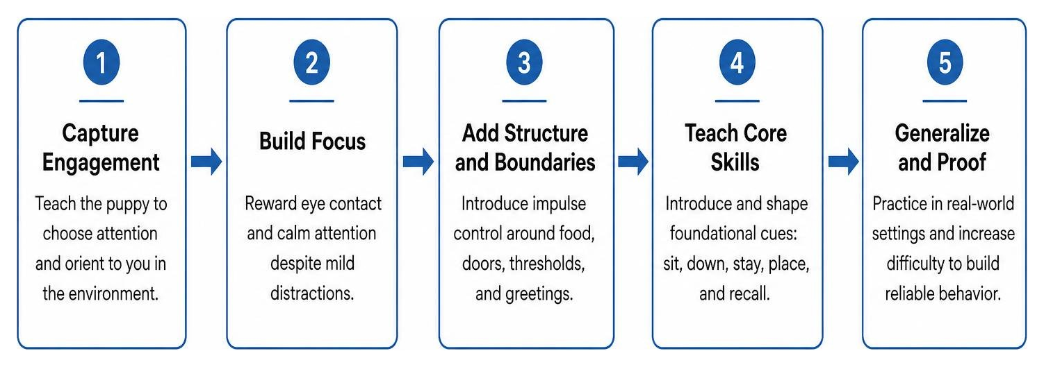 Step-by-step framework for teaching environmental engagement and focus