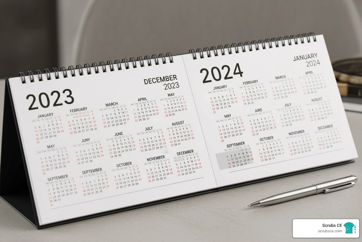calendar with a two-year period highlighted, labeled "ARRT Biennium" - arrt mammography ce requirements calendar with a two-year period highlighted, labeled "ARRT Biennium" - arrt mammography ce requirements
