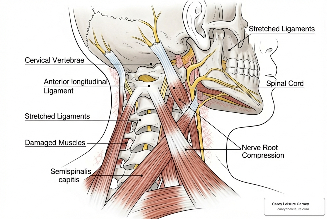 Anatomy of a whiplash injury - Largo car accident lawyer