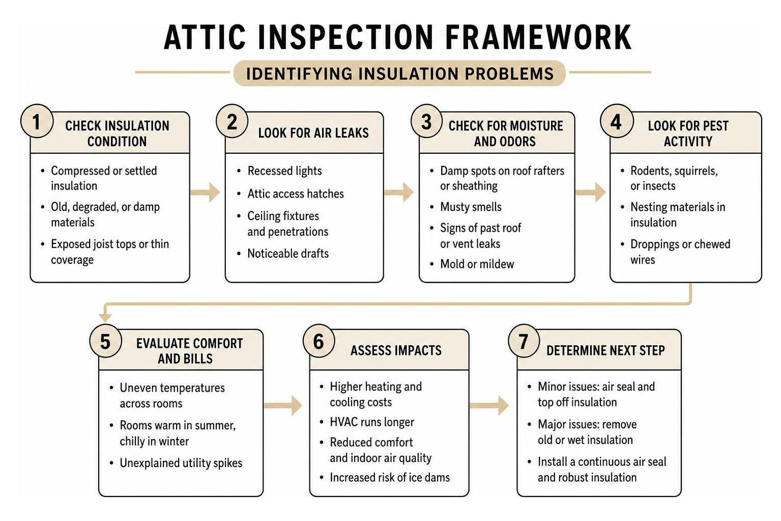 attic inspection framework for identifying insulation problems attic inspection framework for identifying insulation problems