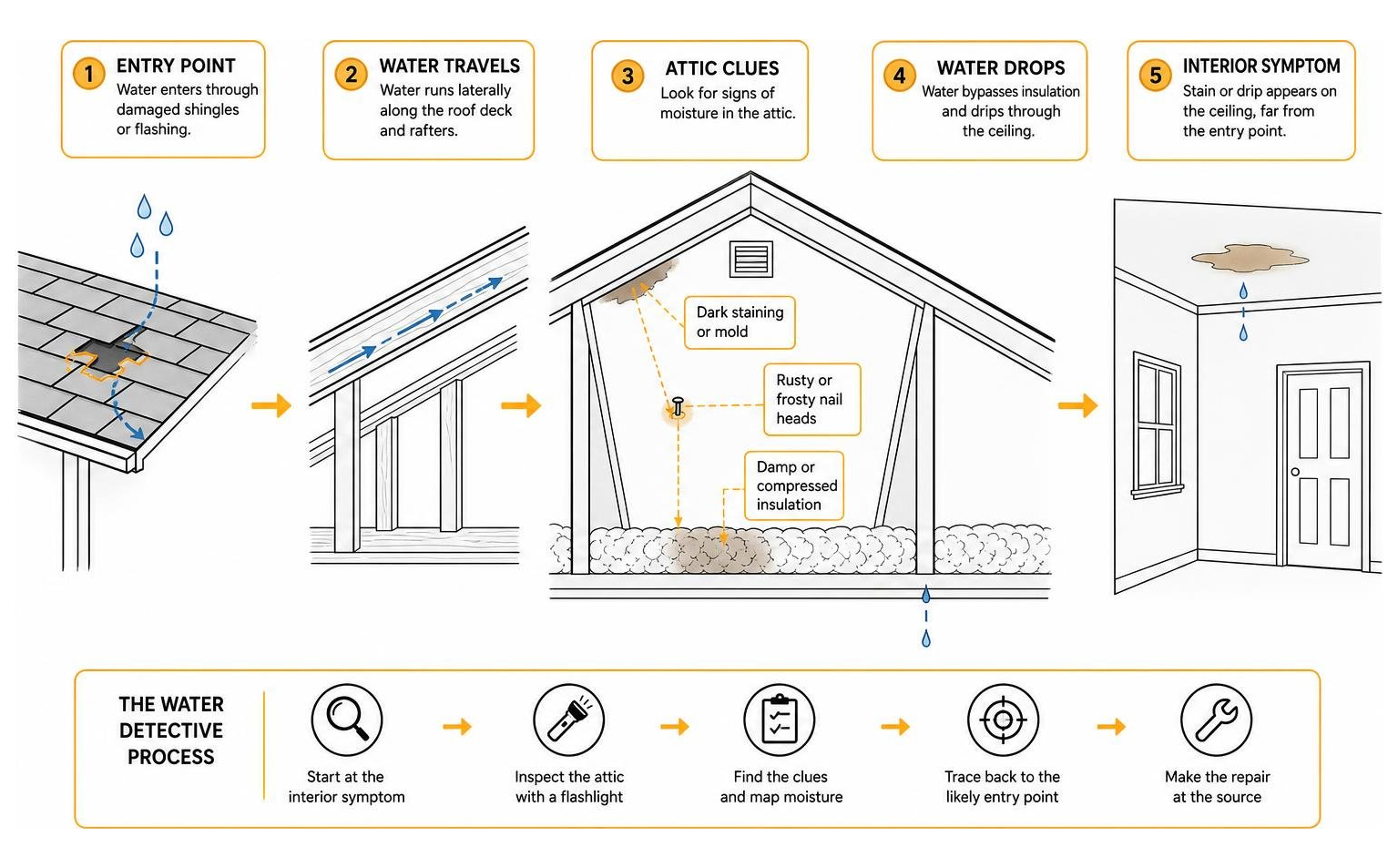 attic moisture leak detection diagram attic moisture leak detection diagram