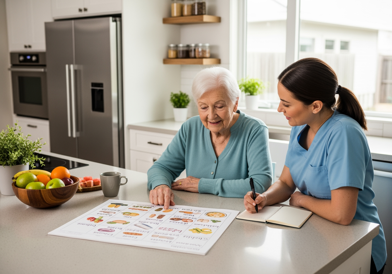 Caregiver and senior meal planning - Empowering Senior Care Journey