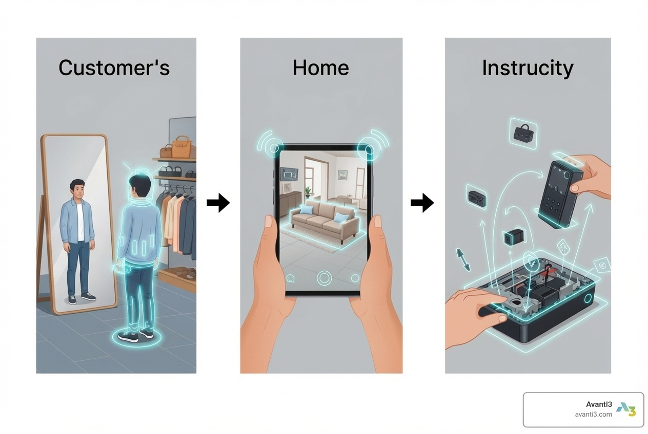 customer journey map showing AR touchpoints - AR customer experience