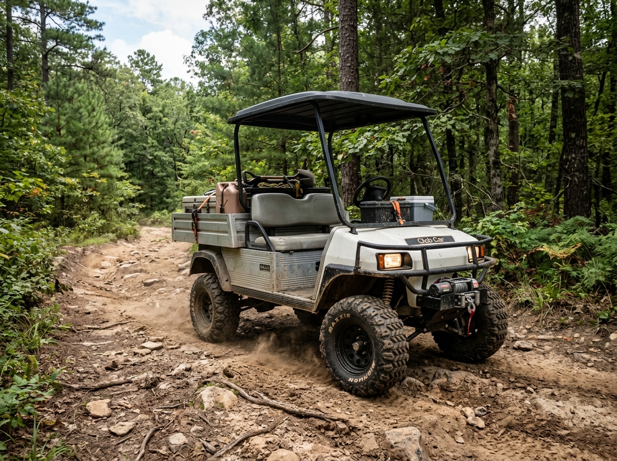 club car carryall lift kit on trail - club car carryall lift kit